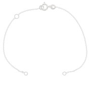 Pulsera malla forçat para entrepieza de Plata 925 x16 cm|raw }}