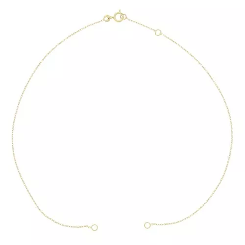 Gargantilla de cadena Forçat para entrepieza - Chapado en oro 3 micras x35cm