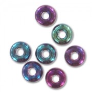 Preciosa Cuentas de rocalla 6/0 4 mm - Iris azul x20g