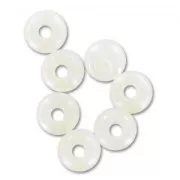 Cuentas de Rocalla Preciosa 6/0, 4 mm - Blanco alabastro, 20 g