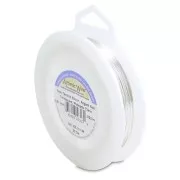 Hilo de cobre Artistic Wire de 0,81 mm - Chapado en plata antideslustrante, 24 m