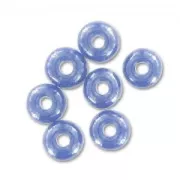Cuentas de Rocalla Preciosa 6/0, 4 mm - Luster Blue, 20 g