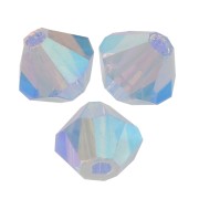 Tupis de Cristales de Preciosa 4 mm - MC Bead Rondell - Light Sapphire AB 2x x30|raw }}