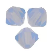 Tupis de Cristales de Preciosa 4 mm-MC Bead Rondell -Light Sapphire Opal x30