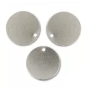 Cequíes lisos 12 mm rodiado x5