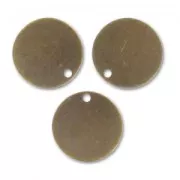 Cequíes lisos 10 mm bronce x5