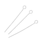 Clavos de cabeza redonda 30x0,6 mm - Acero inoxidable 304L x10