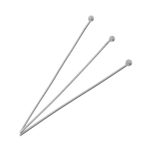 Clavos de cabeza esférica 40x0,6 mm - acero inoxidable 304 x10