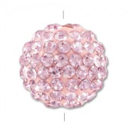 Redonda plastilina strass 12 mm Light Rose x1|raw }}