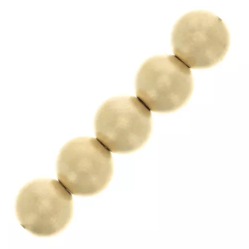 Cuentas redondas 5 mm - Gold filled satinado x5