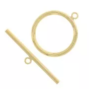 Cierre T 20 mm - Gold filled x1