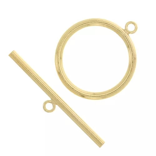 Cierre T 20 mm - Gold filled x1