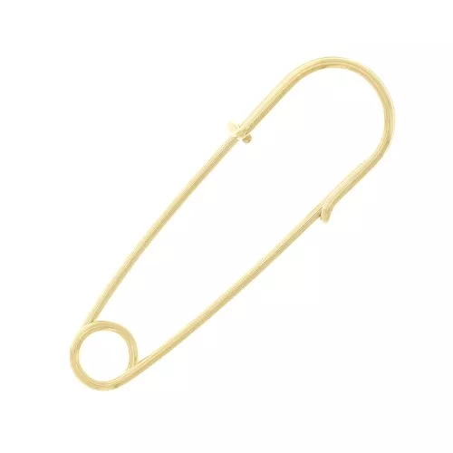 Imperdible - broche 31x10 mm - Gold filled x1