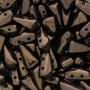 Cuentas de cristal Vexolo 5x8 mm - Gold Bronze x30|raw }}