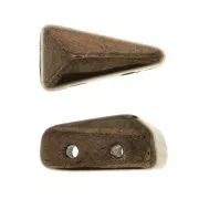 Cuentas de cristal Vexolo 5x8 mm - Gold Bronze x30