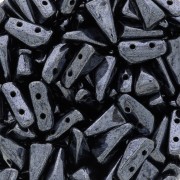 Cuentas de cristal Vexolo 5x8 mm - Jet Hematite x30