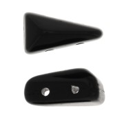 Cuentas de cristal Vexolo 5x8 mm - Jet x30