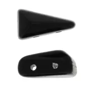 Cuentas de cristal Vexolo 5x8 mm - Jet x30