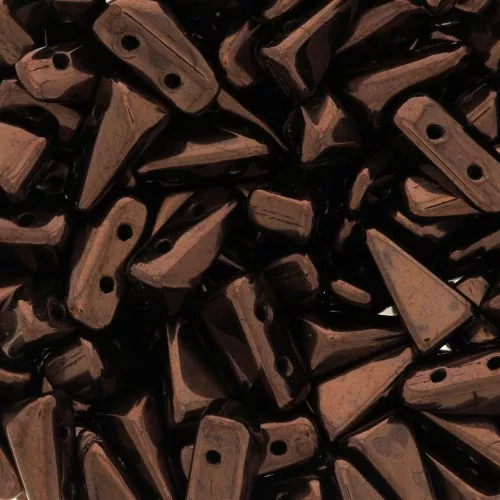 Cuentas de cristal Vexolo 5x8 mm - Dark Bronze x30
