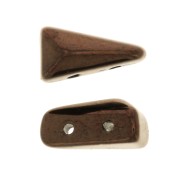 Cuentas de cristal Vexolo 5x8 mm - Dark Bronze x30