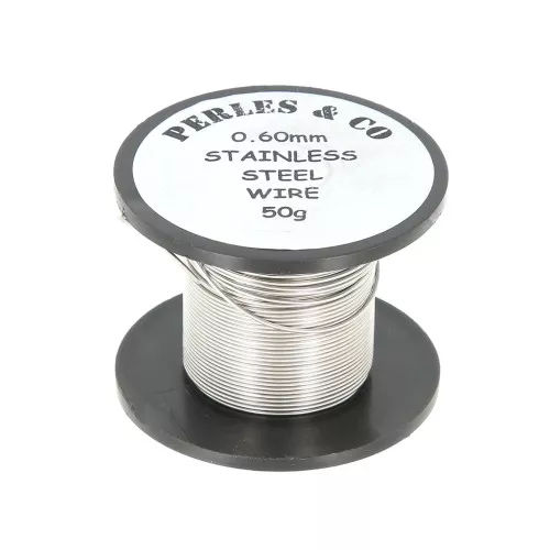 Hilo redondo de Acero inoxidable 0.60 mm x22m