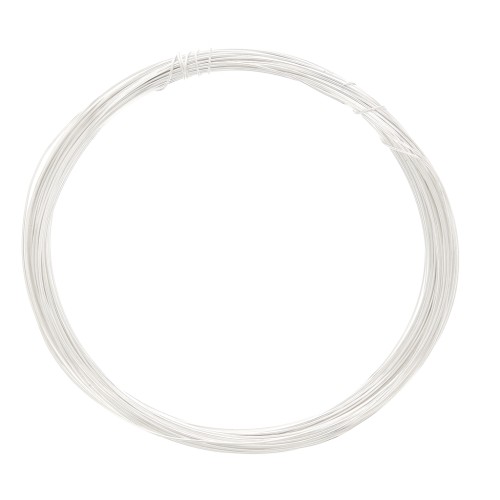 Hilo flexible 0.4 mm Silver filled 999 x10m