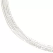 Hilo flexible 0.4 mm Silver filled 999 x10m
