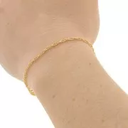 Cadena eslabón Cuerda 1.8 mm de Gold filled x50cm