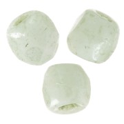 Verdadero 2 mm Facetas Tiza Blanco Menta Lustre x50