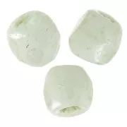 Verdadero 2 mm Facetas Tiza Blanco Menta Lustre x50