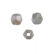 Verdaderas chapas de 2 mm Chalk White Blue Luster x50