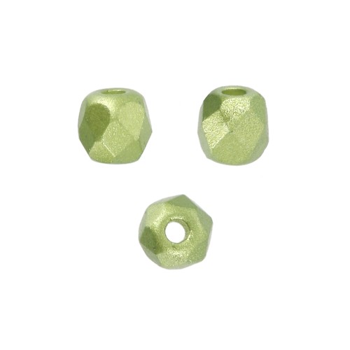 Facetadas 2 mm (True 2) Alabaster Pastel Olivine x50