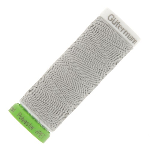 Hilo para coser poliéster reciclado Gütermann - Gris clair (n°38) x100m