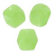 Facetadas 3 mmOpaque Light Olivine x50|raw }}