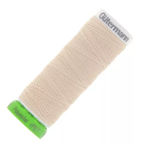 Hilo para coser de poliéster reciclado Gütermann - Beige (n°169) x100m