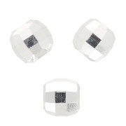 Cuentas facetadas redondas - bola facetada 2 mm - Plata 925 x50