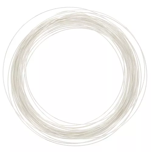 Hilo duro - batido en frío - de Plata 925 redondo 0.6 mm x10m