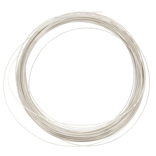 Hilo duro - batido en frío - de Plata 925 redondo 0.4 mm x20m