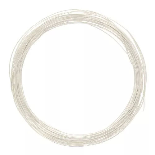 Hilo semi duro de de Plata 925 redondo 0.8 mm x10m