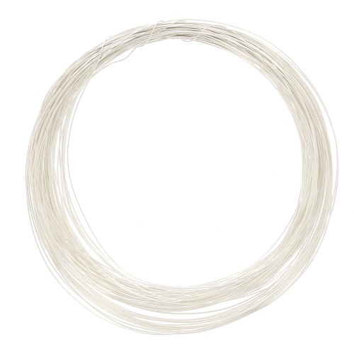 Hilo semi duro - recocido - de Plata 925 redondo 0.4 mm x20m