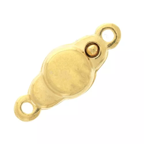 Cierre magnético 18x7 mm - Dorado con oro finox1 x1
