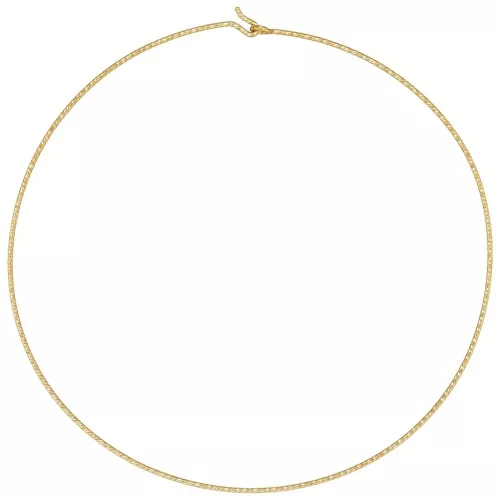 Gargantilla rígido diamantado 12.5 cm en Gold filled x1