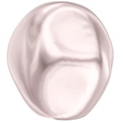Baroque nacarada PureCrystal 5841 cuenta redonda irregular 12 mm Rosaline Pearl x1