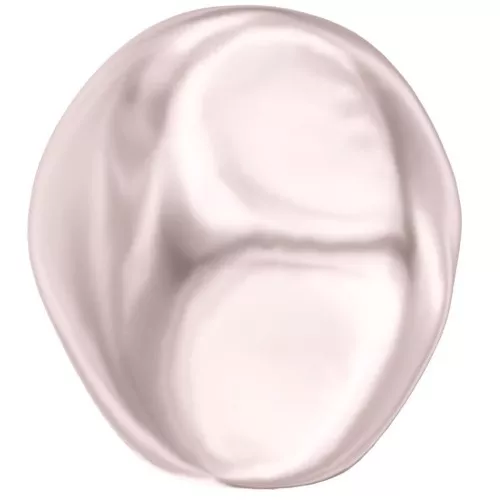 Baroque nacarada PureCrystal 5841 cuenta redonda irregular 12 mm Rosaline Pearl x1
