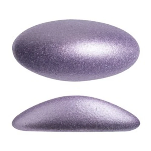 Athos 3D par Puca® cabuchón ovalado de cristal 20x10 mm Purple Metallic Mat x1