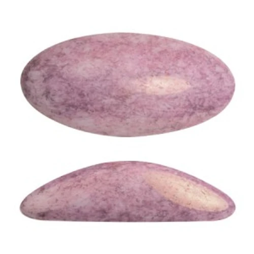 Athos 3D par Puca® cabuchón ovalado de cristal 20x10 mm Opaque Light Rose Ceramic