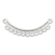 Separadores 11 anillas 36 mm plateado  x6|raw }}