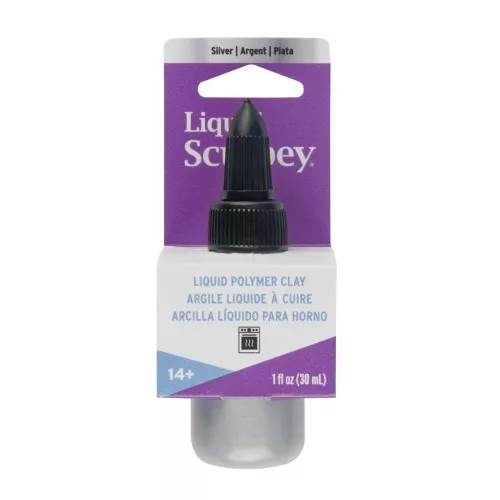 Pasta líquida Sculpey - Arcilla líquida para coser - Silver x30ml