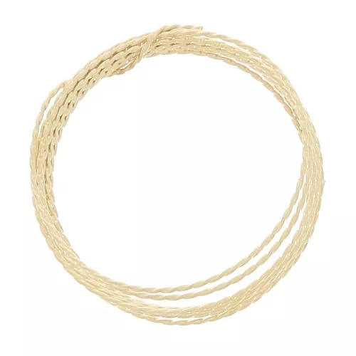 Hilo flexible retorcido 0.91 mm en Gold filled x1.5m