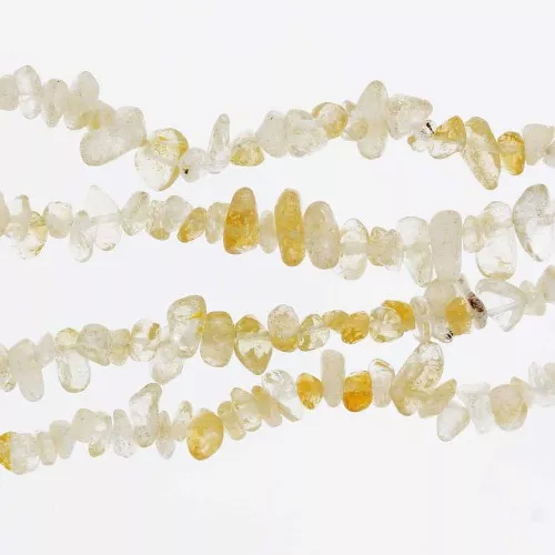 Cuentas de chips 8 - 11 mm Citrine x78 cm